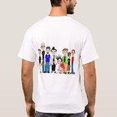 de goners t-shirt (Achterkant)
