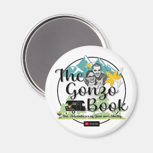 De Gonzo Book Magnet (Voorkant / Achterkant)