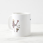 De goochelaar en de slager koffiemok (Voorkant links)