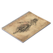 De goochelaar tarot kaart kunstzinnig notitieboek (Linkerzijde)