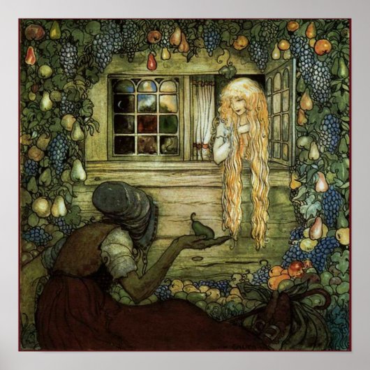 De goochelaars Cape John Bauer Poster (Voorkant)