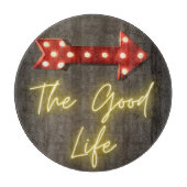 De Good Life Neon Arrow Snijplank (Voorkant)