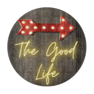De Good Life Neon Arrow Snijplank