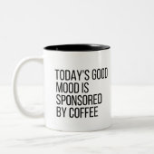 De Good Mood van vandaag wordt gesponsord door kof Tweekleurige Koffiemok (Links)