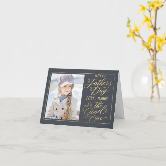 De Good One Editable Color Vaderdag Kaart (Gele Bloem)