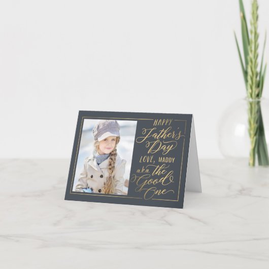 De Good One Editable Color Vaderdag Kaart (Voorkant)