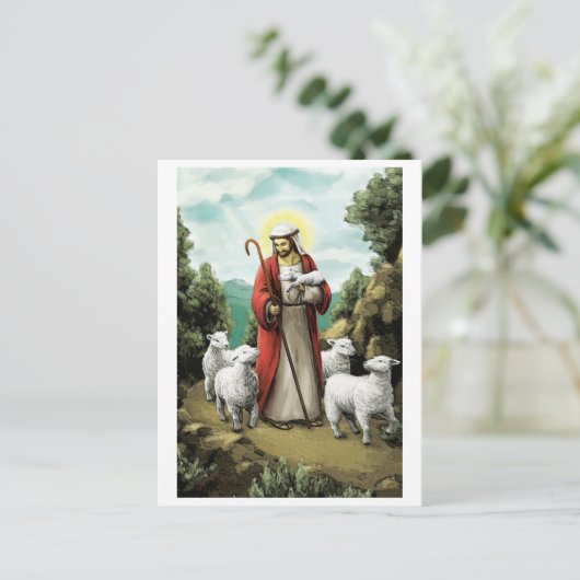 De Good Shepherd Briefkaart (Staand voorkant)