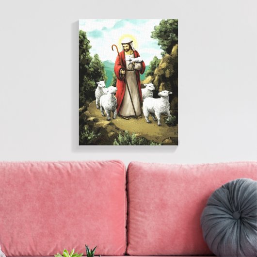 De Good Shepherd Canvas Afdruk (Insitu (Woonkamer))