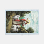 De Good Shepherd Fleece Deken (Voorkant (Horizontaal))