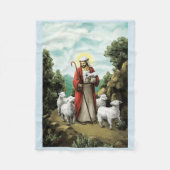 De Good Shepherd Fleece Deken (Voorkant)