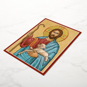 De Good Shepherd Folie Feestdagenkaart (Gedraaid)