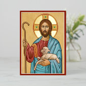 De Good Shepherd Folie Uitnodiging (Staand Voorkant)