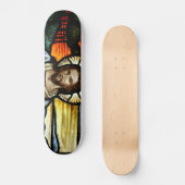 De Good Shepherd; Jezus op gekleurd glas Persoonlijk Skateboard (Voorkant)