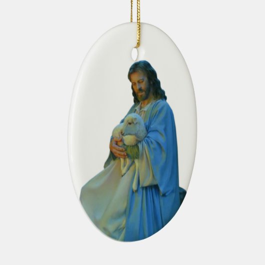De Good Shepherd Keramisch Ornament (Rechts)