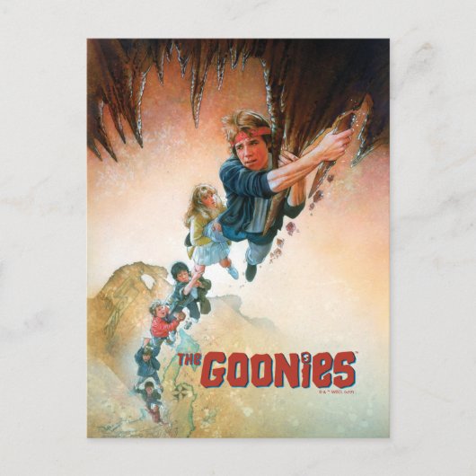 De goonies bedekken theatrale kunst briefkaart (Voorkant)
