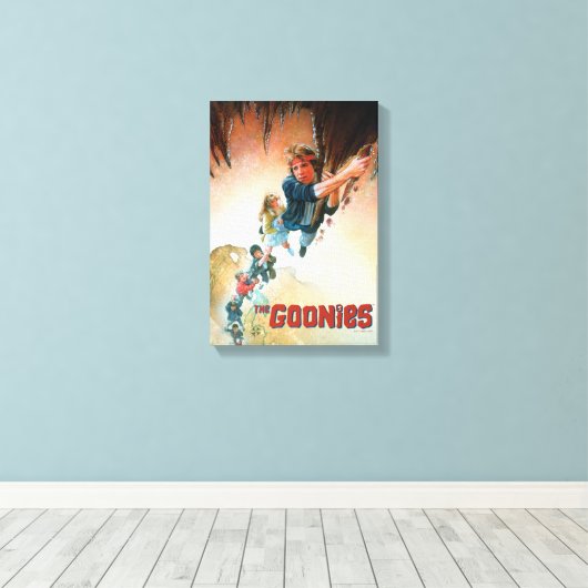 De goonies bedekken theatrale kunst canvas afdruk (Insitu (Houten vloer))