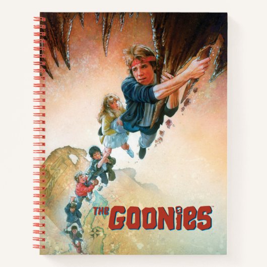 De goonies bedekken theatrale kunst notitieboek (Voorkant)