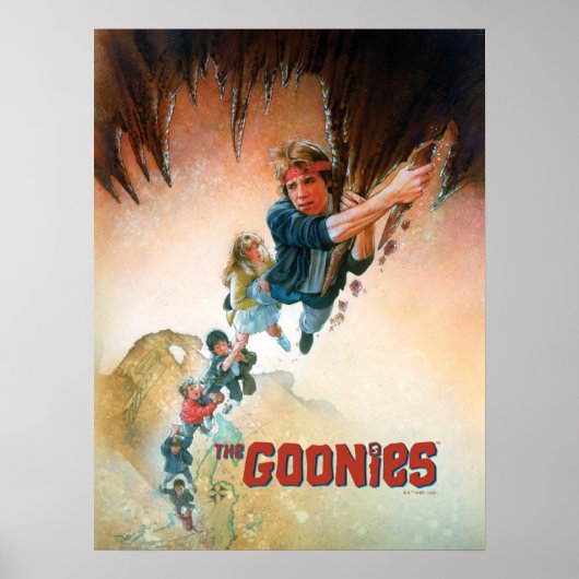 De goonies bedekken theatrale kunst poster (Voorkant)