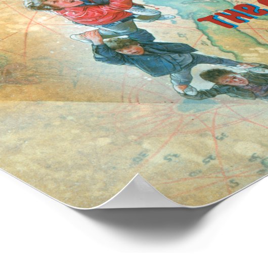 De goonies bedekken theatrale kunst poster (Hoek)