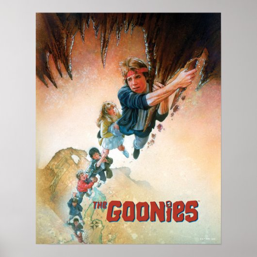 De goonies bedekken theatrale kunst poster (Voorkant)