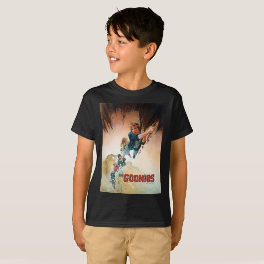 De goonies bedekken theatrale kunst t-shirt (Voorkant volledig)