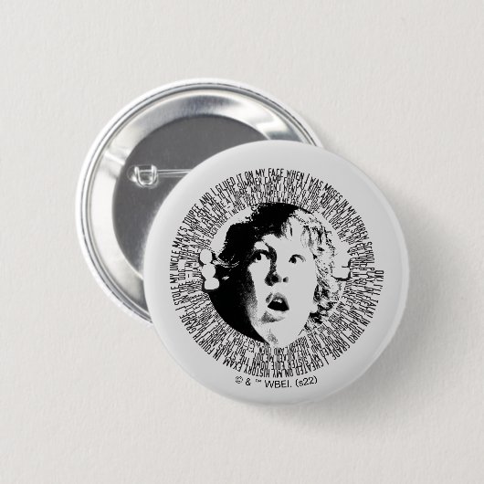 De goonies Chunk Confession Graphic Ronde Button 5,7 Cm (Voorkant /achterkant)