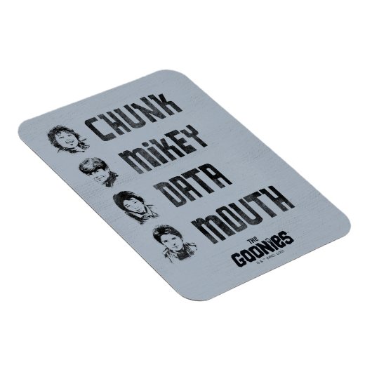 De goonies | Chunk, Mikey, Data, Mouth Magneet (Rechterzijde)