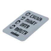 De goonies | Chunk, Mikey, Data, Mouth Magneet (Linkerzijde)