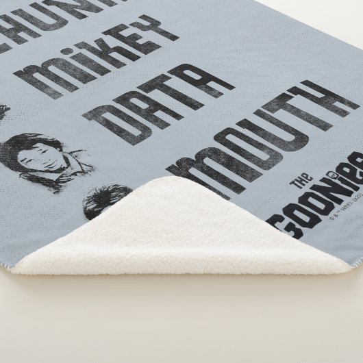 De goonies | Chunk, Mikey, Data, Mouth Sherpa Deken (3/4)