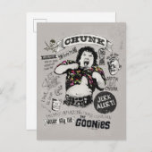 De Goonies Chunk Retro Collage Briefkaart (Voorkant / Achterkant)