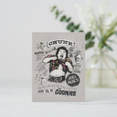 De Goonies Chunk Retro Collage Briefkaart (Staand voorkant)