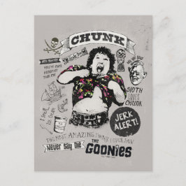 De Goonies Chunk Retro Collage Briefkaart