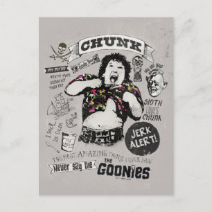 De Goonies Chunk Retro Collage Briefkaart