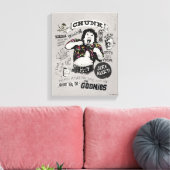 De Goonies Chunk Retro Collage Canvas Afdruk (Insitu (Woonkamer))