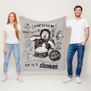 De Goonies Chunk Retro Collage Fleece Deken