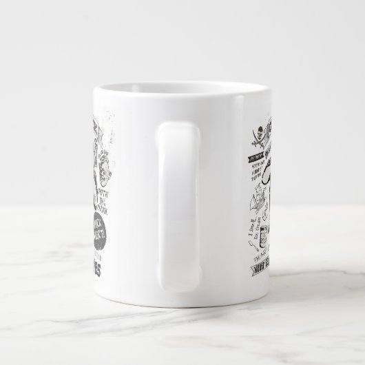 De Goonies Chunk Retro Collage Grote Koffiekop (Achterkant)