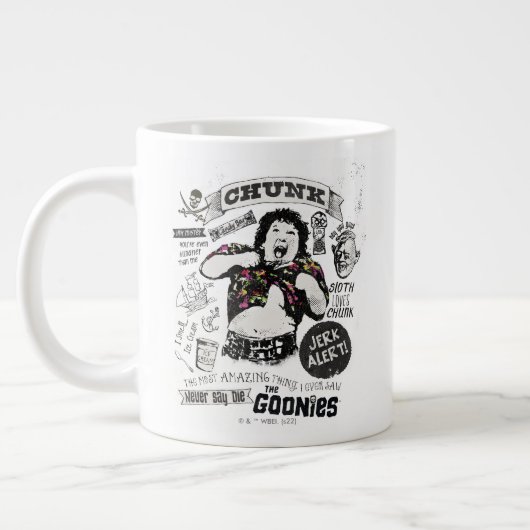 De Goonies Chunk Retro Collage Grote Koffiekop (Links)