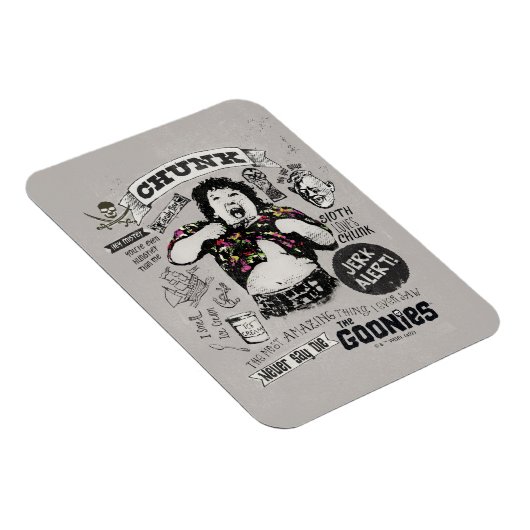 De Goonies Chunk Retro Collage Magneet (Rechterzijde)