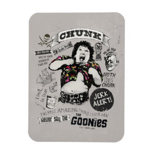 De Goonies Chunk Retro Collage Magneet