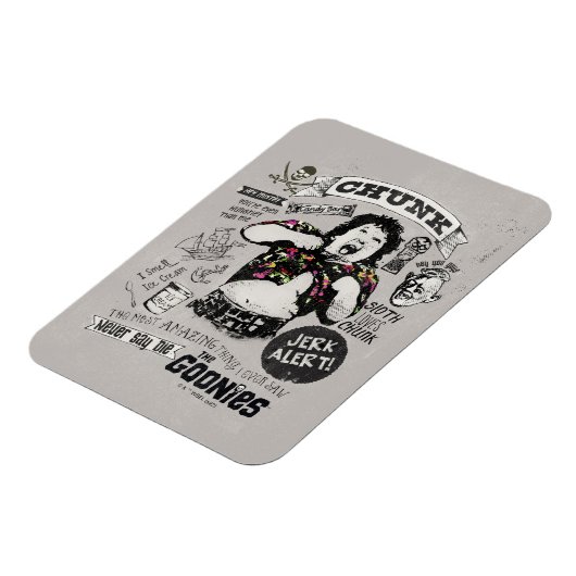 De Goonies Chunk Retro Collage Magneet (Linkerzijde)