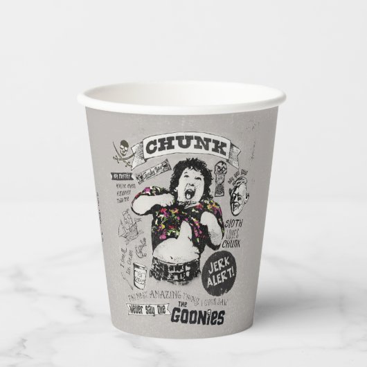 De Goonies Chunk Retro Collage Papieren Bekers (Voorkant)