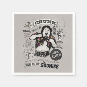 De Goonies Chunk Retro Collage Servet