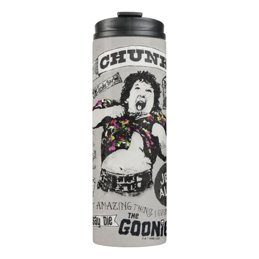 De Goonies Chunk Retro Collage Thermosbeker (Voorkant)