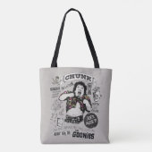 De Goonies Chunk Retro Collage Tote Bag (Achterkant)