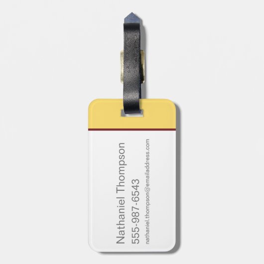 De Goonies Data Expletion Bagagelabel (Achterkant verticaal)