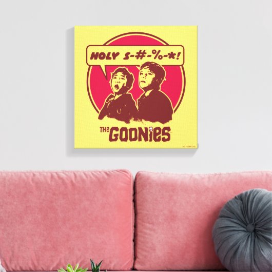 De Goonies Data Expletion Canvas Afdruk (Insitu (Woonkamer))