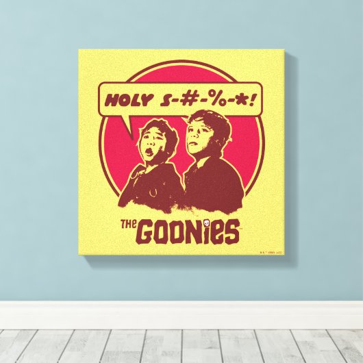 De Goonies Data Expletion Canvas Afdruk (Insitu (Houten vloer))
