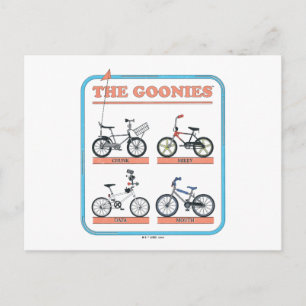 De Goonies fietskaart Briefkaart