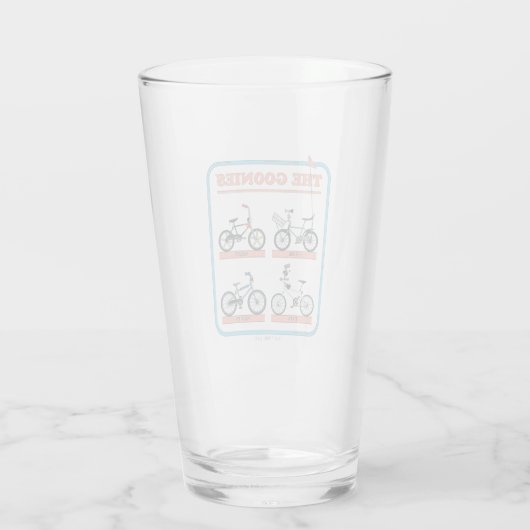 De Goonies fietskaart Glas (Achterkant)