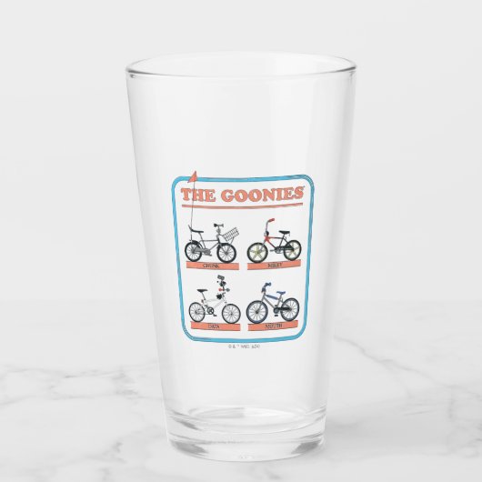 De Goonies fietskaart Glas (Voorkant)